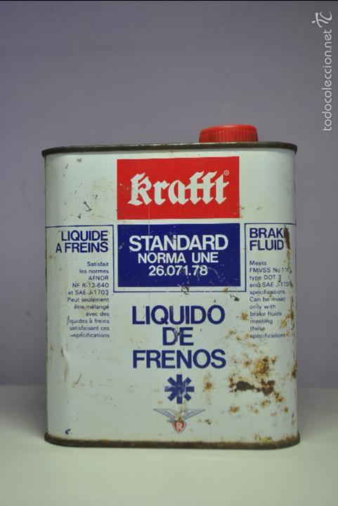 Autos und Motorr&auml;der: Lata KRAFFT - L&iacute;quido de frenos - medio llena