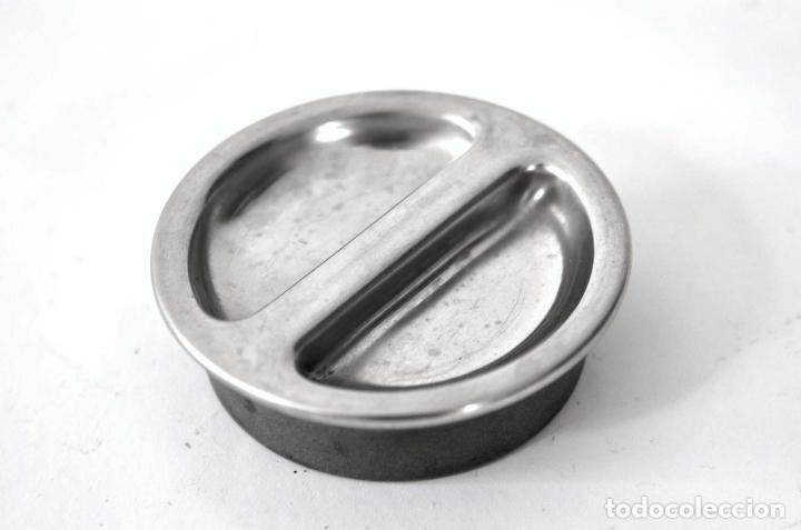 Autos und Motorr&auml;der: TAPA DE GASOLINA DE COCHE CLASICO A&Ntilde;OS 1960&acute;S - ACERO INOX SOBRE PLASTICO DURO