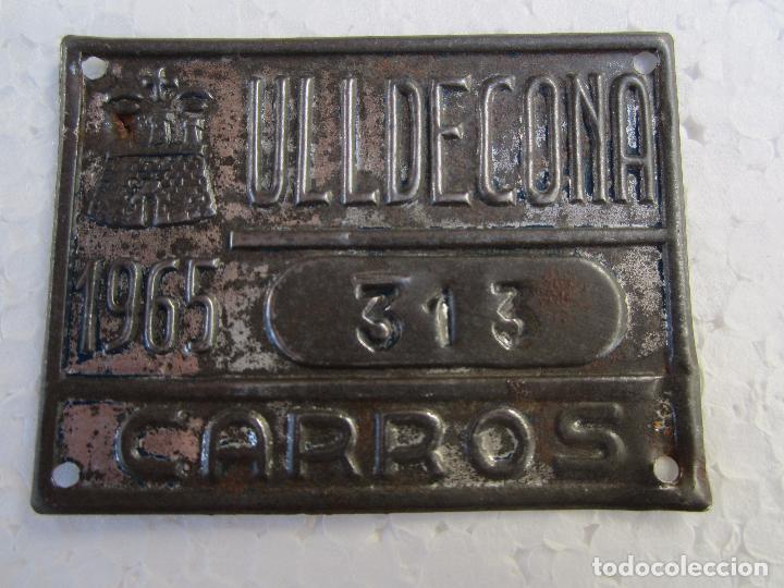 Autos und Motorr&auml;der: chapa de arbitrio , carros ,  , ulldecona 1965, montsia- tarragona