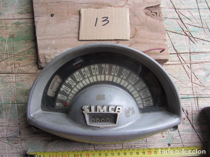 Automobili e Motociclette: CUADRO VELOCIMETRO SIMCA 9 ARONDE A&Ntilde;OS 50.