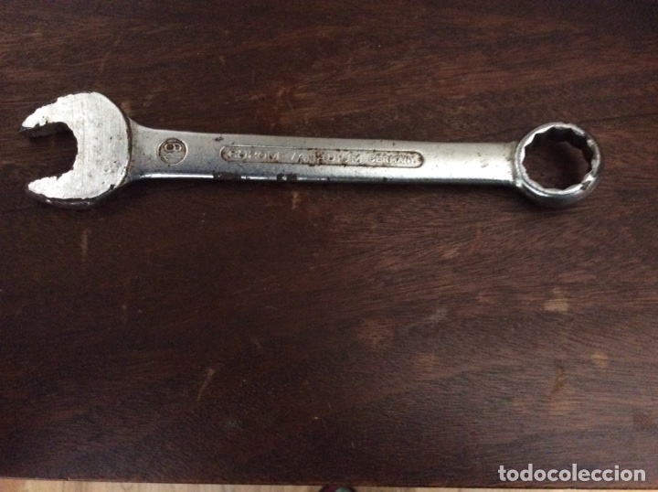 Autos und Motorr&auml;der: Herramienta antigua, llave , Chrom Vanadium, Hecho en Alemania. Cromo vanadio