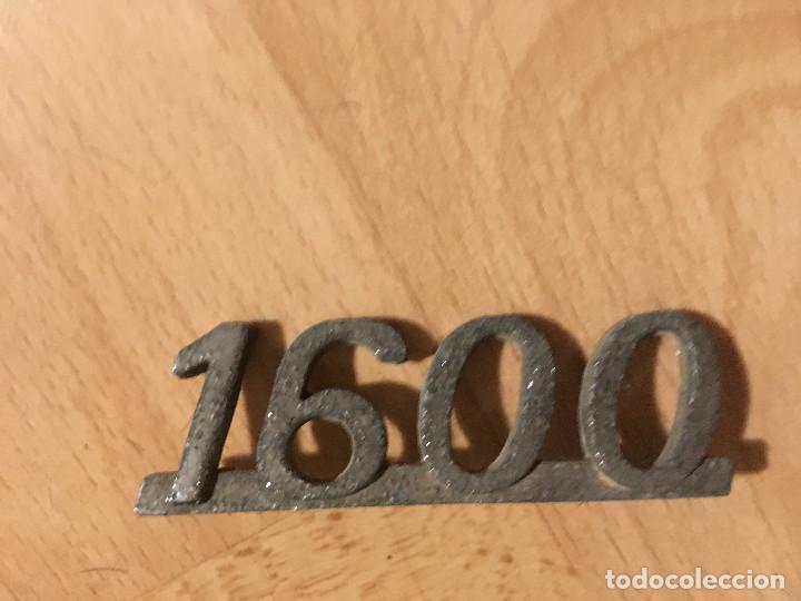Coches y motocicletas: placa cilindrada 1600 - Foto 1