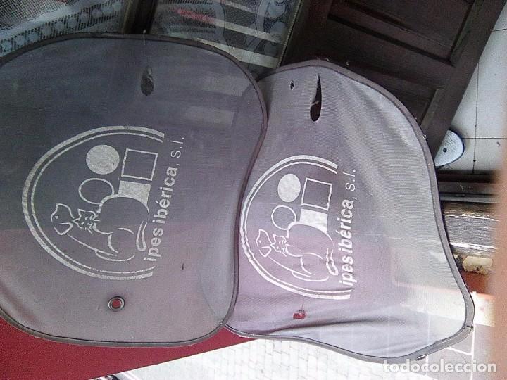 Autos und Motorr&auml;der: Ipes ib&eacute;rica SL - Juego de esterillas quitasol para el coche - vintage 90&acute;s en tela