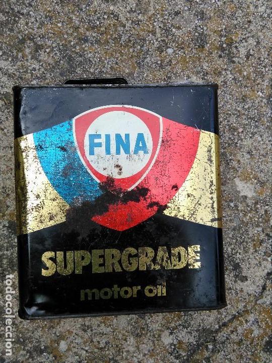 Autos und Motorr&auml;der: Lata aceite Fina