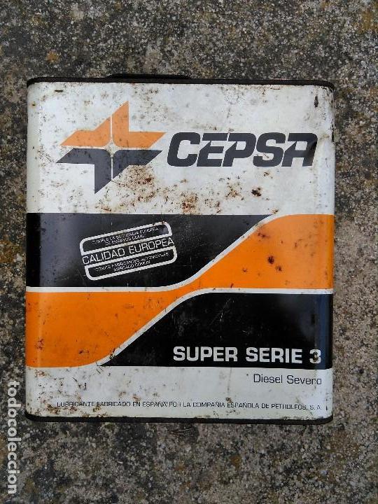 Autos und Motorr&auml;der: Lata aceite Cepsa