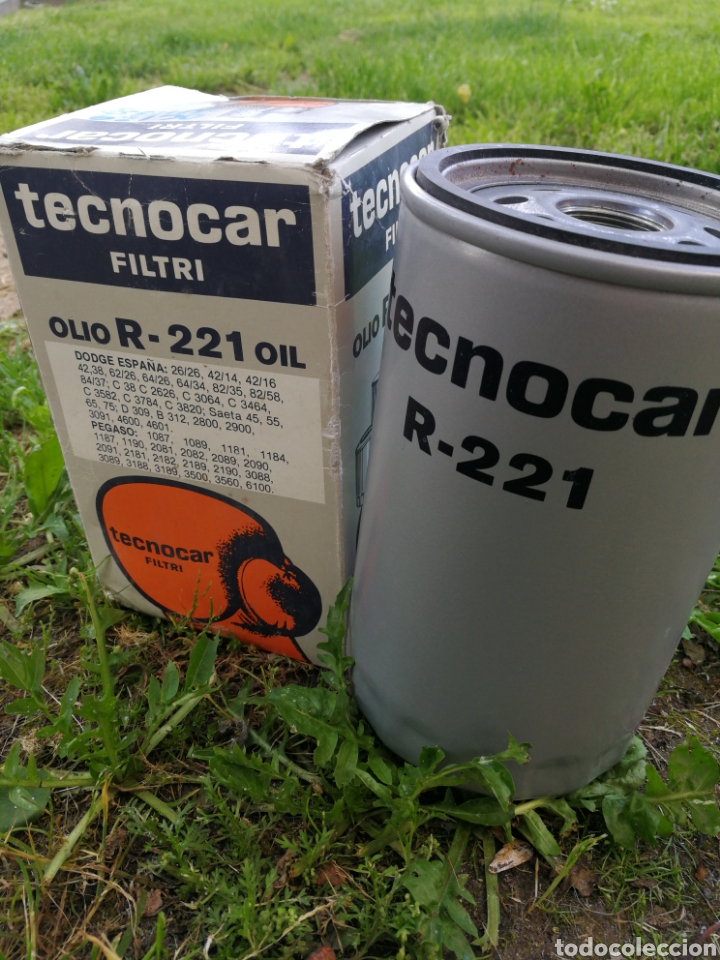 Autos und Motorr&auml;der: CARTUCHO FILTRO DE ACEITE TECNOCAR R-221, PARA DODGE ESPA&Ntilde;A Y PEGASO.