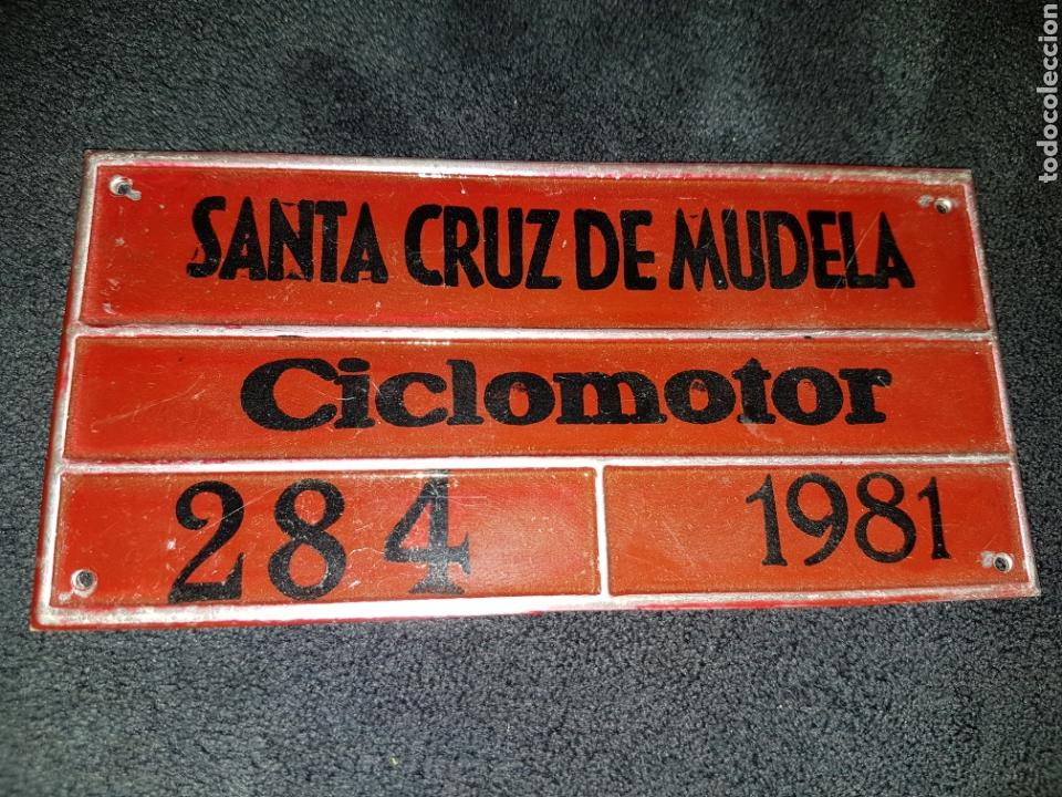 Automobili e Motociclette: Matricula ciclomotor Santa Cruz Mudela 1981