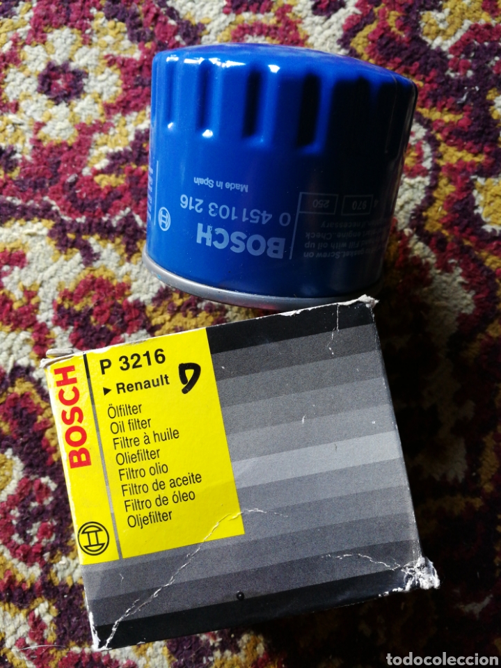 Autos und Motorr&auml;der: CARTUCHO FILTRO ACEITE P-3216, RENAULT- BOSCH. NUEVO!.