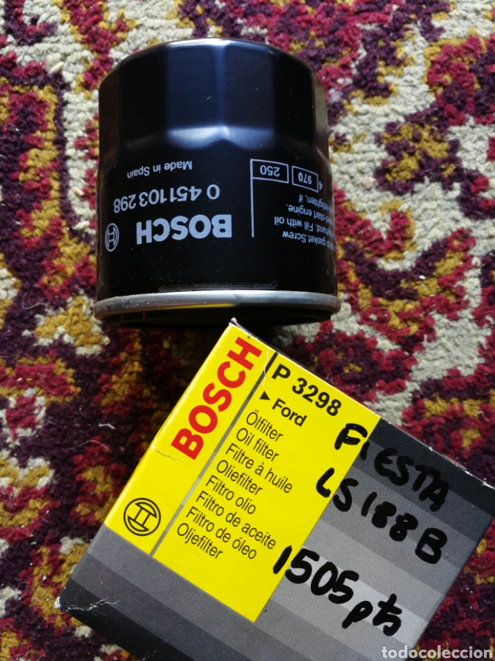 Autos und Motorr&auml;der: CARTUCHO FILTRO ACEITE P-3298, FORD FIESTA- BOSCH. NUEVO!.