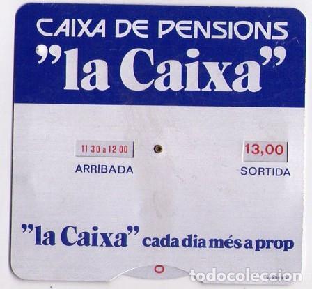 Autos und Motorr&auml;der: RELOJ DE CONTROL HORARIO *** CAIXA DE PENSIONS LA CAIXA