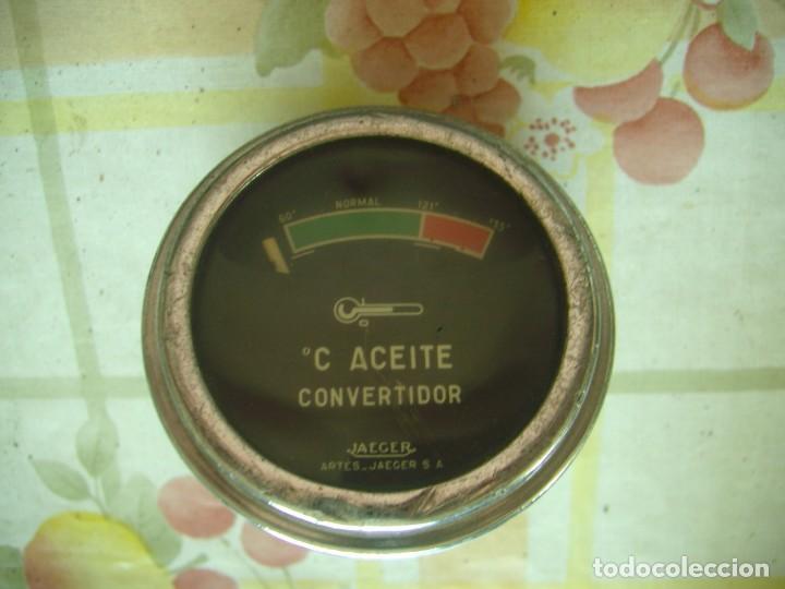 Coches y Motocicletas: RELOJ TEMPERATURA CONVERTIDOR ACEITE JAEGER - JAEGER OIL CONVERTER TEMPERATURE CLOCK