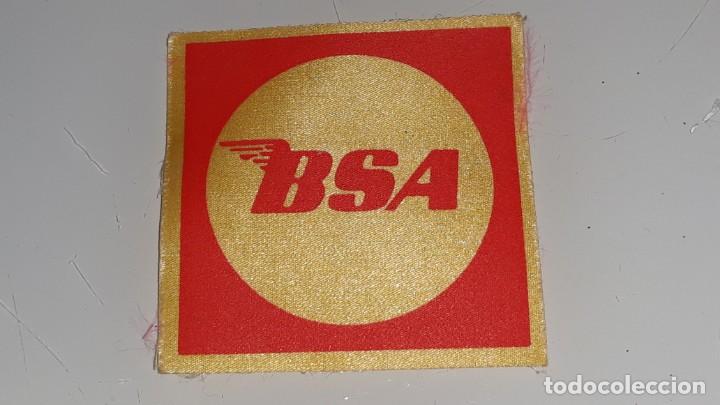 Autos und Motorr&auml;der: ANTIGUO PARCHE DE TELA DE MOTOCICLETAS BSA A&Ntilde;OS 60 / 70 NORTON VILLIERS TRIUMPH ORIGINAL