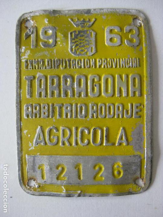 Autos und Motorr&auml;der: TARRAGONA ARBITRIO RODAJE AGRICOLA 1963
