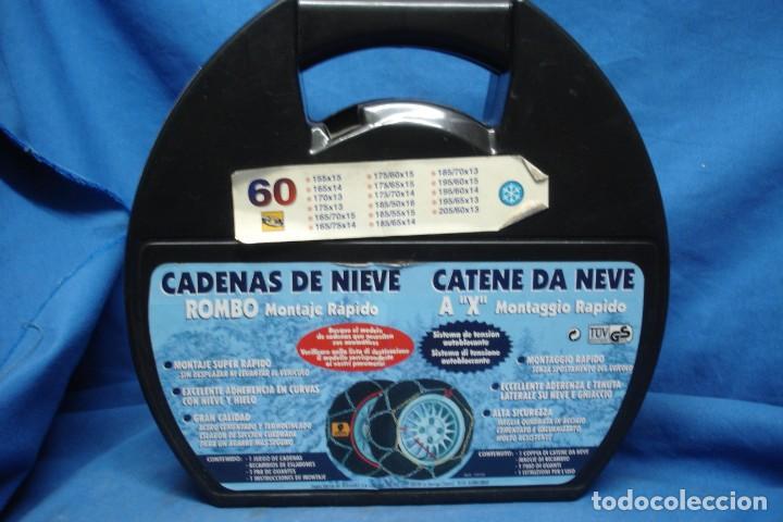 Voitures et Motocyclettes: CADENAS DE NIEVE ROMBO MONTAJE R&Aacute;PIDO - NUEVAS SIN USO