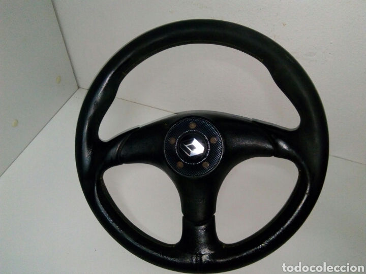 Voitures et Motocyclettes: Volante rally Renault 5 copa turbo incluye pi&ntilde;a