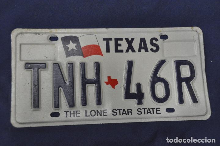 Autos und Motorr&auml;der: Placa matr&iacute;cula de coche o autom&oacute;vil. Estados Unidos. Texas.
