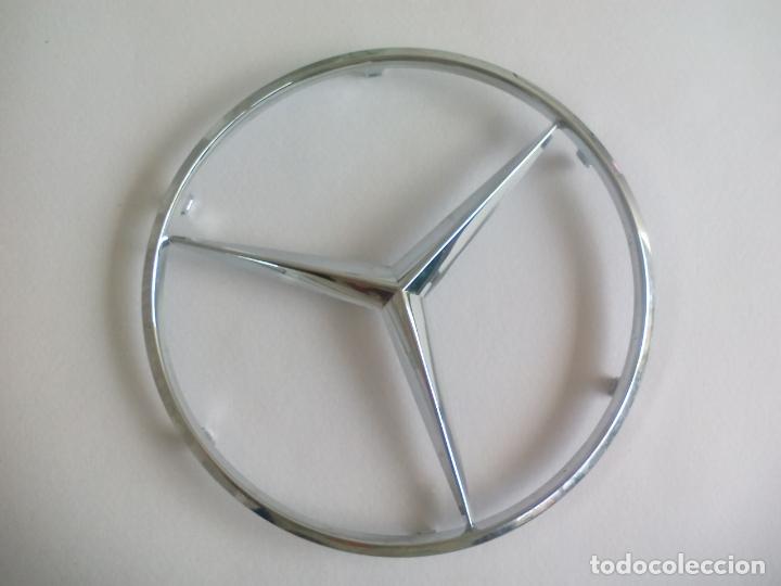 Autos und Motorr&auml;der: EMBLEMA LOGO INSIGNIA original de Mercedes Benz. 14 cm. Referencia 1244010103