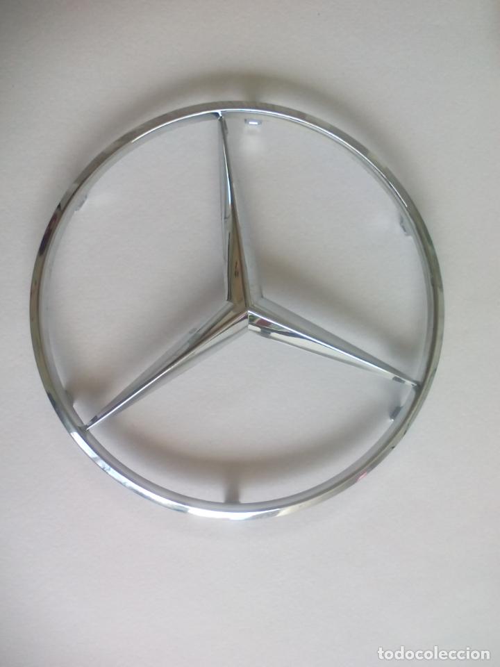 Autos und Motorr&auml;der: EMBLEMA LOGO INSIGNIA original de Mercedes Benz. 14 cm. Referencia 1244010103