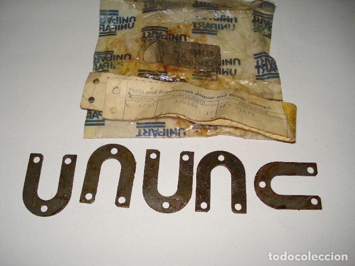 Autos und Motorr&auml;der: UNIPART 120138 - PLACA BLOQUEO RET&Eacute;N CILINDRO (LOTE 5 UNIDADES) (MG MGC / TRIUMPH SPITFIRE , GT6)