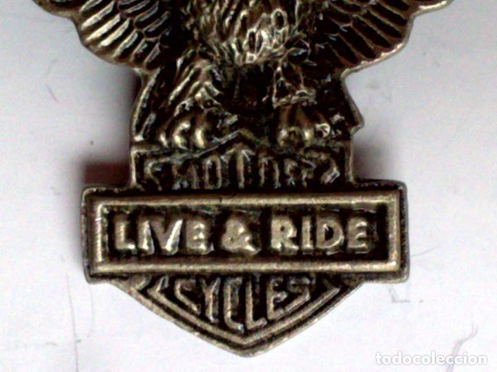 Autos und Motorr&auml;der: ANAGRAMA METALICA MOTOR CYCLES,LIVE & RIDE (4,5CM. X3,5CM.)