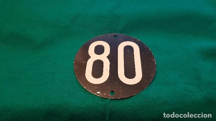 Autos und Motorr&auml;der: PLACA LIMITACION DE VELOCIDAD 80