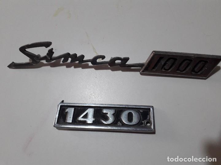 Autos und Motorr&auml;der: Placa Metal coche Simca 1000 y seat 1430