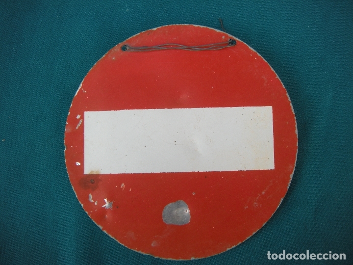 Autos und Motorr&auml;der: ANTIGUA SE&Ntilde;AL DIRECCI&Oacute;N PROHIBIDA