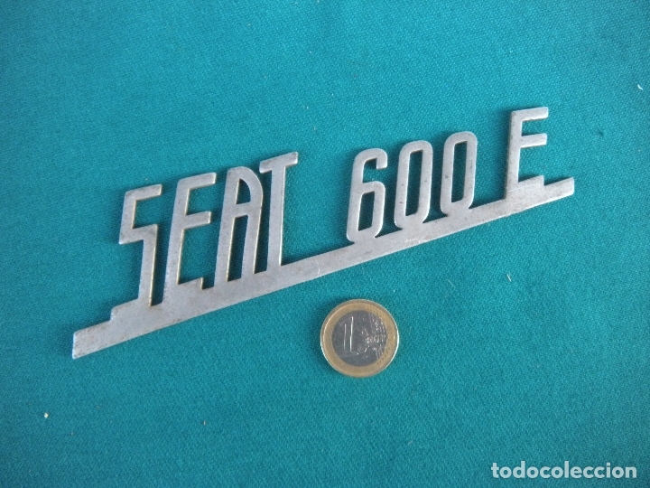 Coches y motocicletas: EMBLEMA SEAT 600 E ORIGINAL - Foto 3