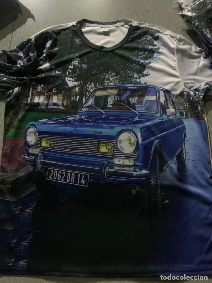 Automobili e Motociclette: CAMISETA SIMCA 110.IMPRESI&Oacute;N DIGITALAMBOS LADOS CON DOS MOTIVOS DIFERENTES