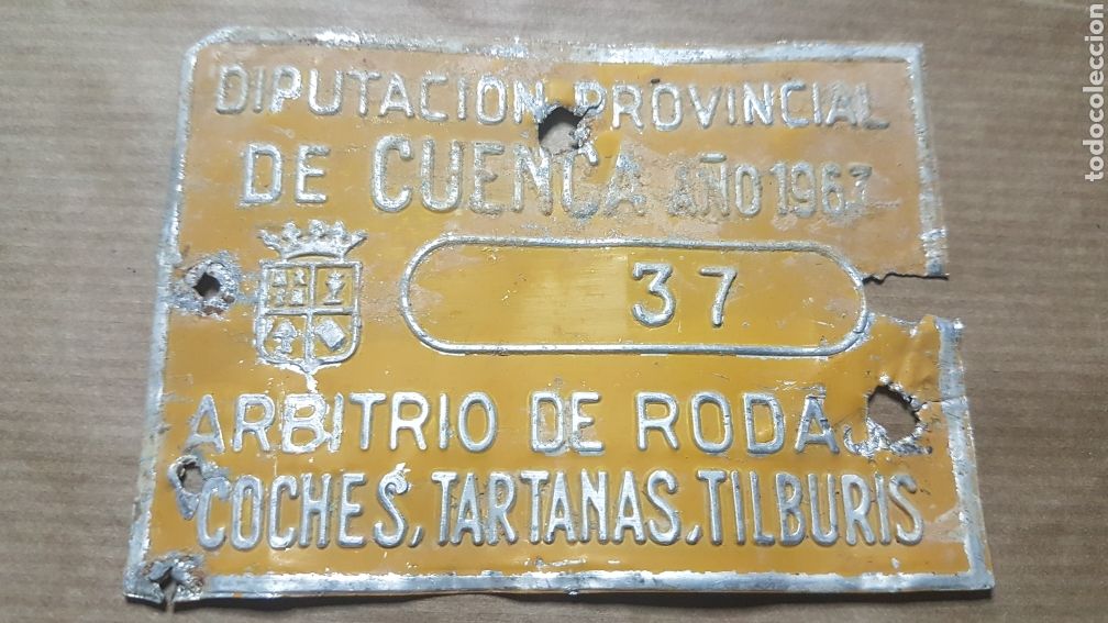 Autos und Motorr&auml;der: Rara matricula 1967 Cuenca ,coches,tartanas,tilburis