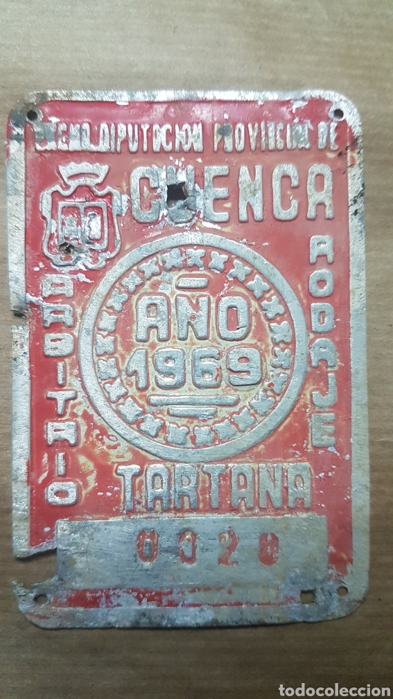 Autos und Motorr&auml;der: Rara matricula cuenca 1969 Tartana