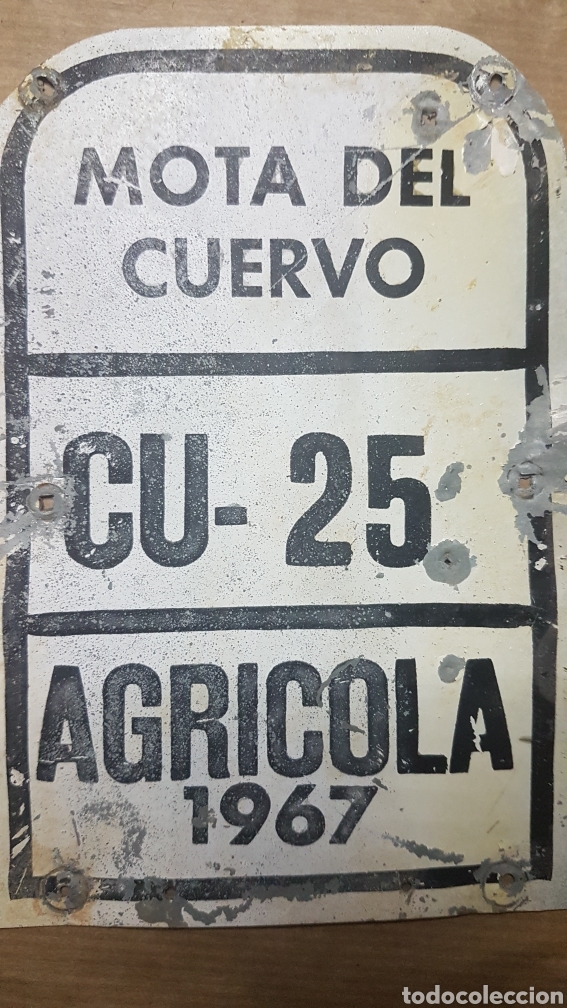 Automobili e Motociclette: Matr&iacute;cula agr&iacute;cola 1967 Mota del Cuervo