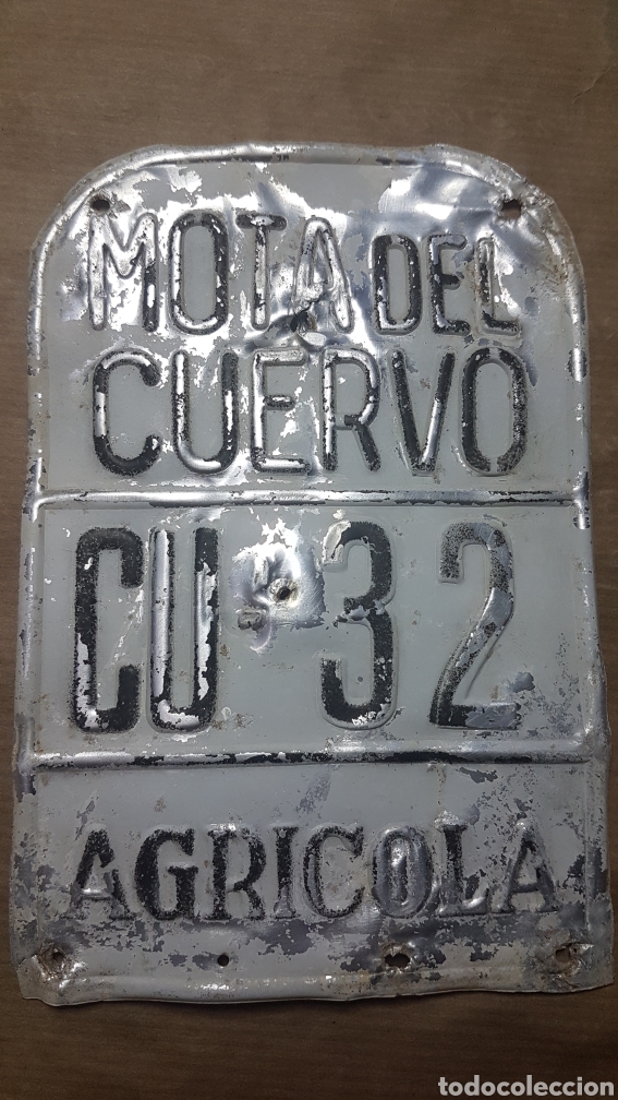 Autos und Motorr&auml;der: Matr&iacute;cula agr&iacute;cola Mota del Cuervo