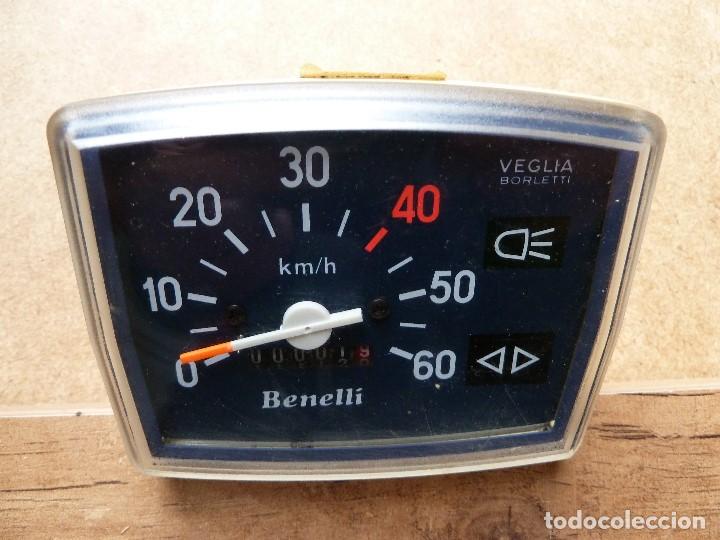 Automobili e Motociclette: RELOJ VELOCIMETRO CICLOMOTOR-BENELLI&middot;VEGLIA BORLETTI-(6V.1,2W)