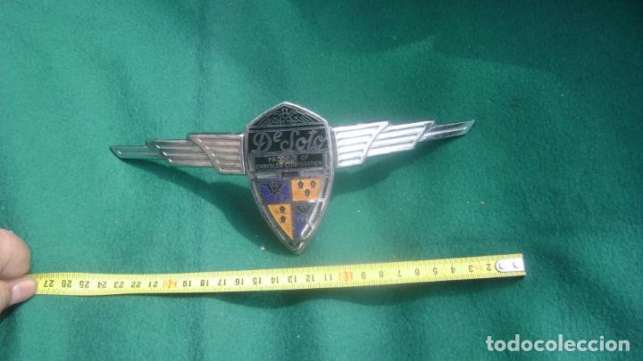 Automobili e Motociclette: RARO EMBLEMA ESMALTE ANTIGUO DE SOTO EMBLEM ENAMEL VER FOTO