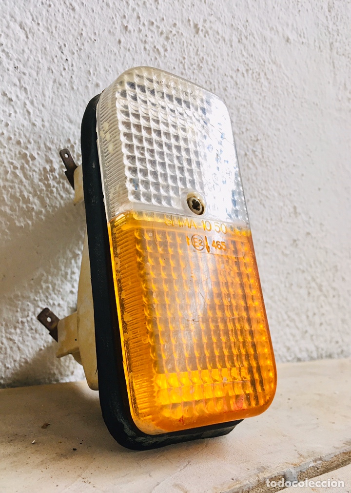 Automobili e Motociclette: PILOTO DELANTERO RENAULT 4 COCHE CL&Aacute;SICO LUZ NARANJA SEIMA CATADIOPTRICO INTERMITENTE FARO