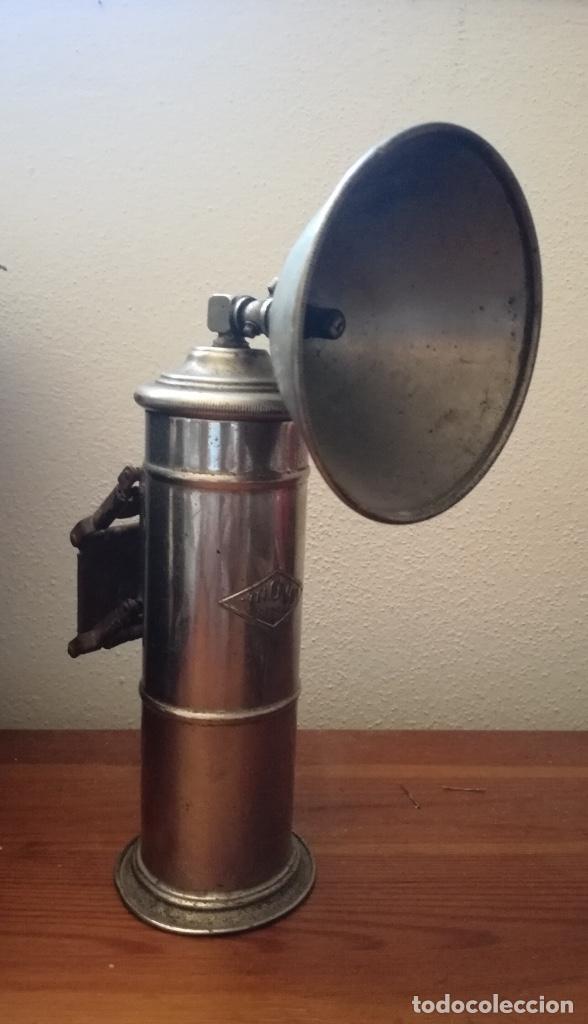 Autos und Motorr&auml;der: FARO CANDELA MOTOCICLETA MARCA INOVA DEPOS&Eacute; CIRCA 1900 MUY RARO