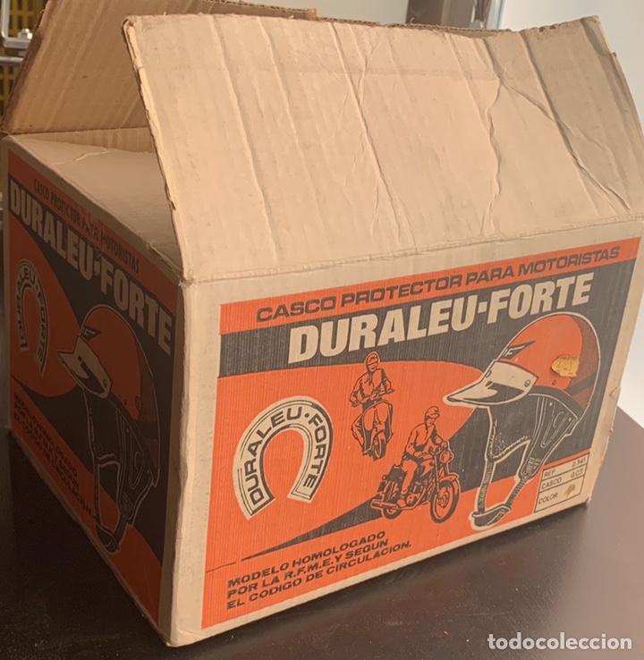 Automobili e Motociclette: Caja para casco motorista a&ntilde;os 60-70 duraLeu-forte