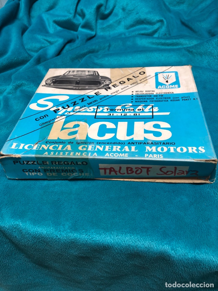 Autos und Motorr&auml;der: Juego cables de encendido TALBOT SOLARA