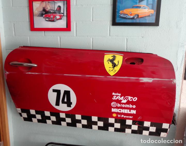 Autos und Motorr&auml;der: &iexcl;&iexcl;&iexcl; PUERTA TEMATIZADA FERRARI RACING 74 DECORACI&Oacute;N GARAJE - BAR !!!