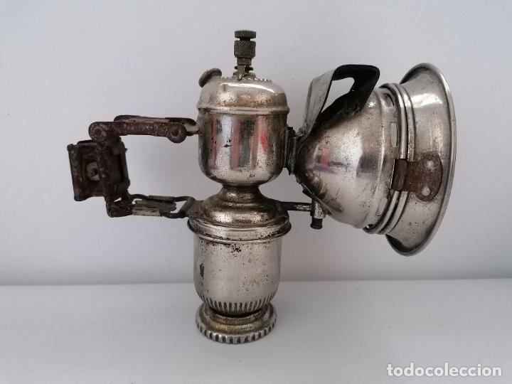 Automobili e Motociclette: ANTIGUO FARO DE CARBURO, MARCA CICCA, A&Ntilde;OS 20, MEDIDAS 19 X 17 X 10 CM