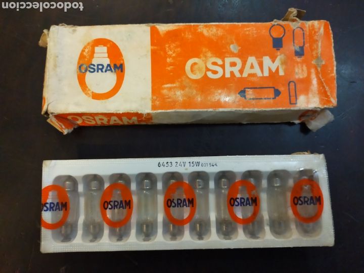 Autos und Motorr&auml;der: Antigua caja de bombillas osram completa 10 unidades