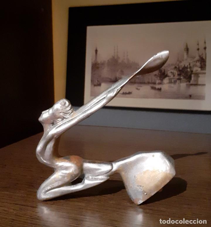 Autos und Motorr&auml;der: Aut&eacute;ntico Emblema Original Buick~Genuine Goddess~Buick Car Mascot Hood Ornament Emblem~1934