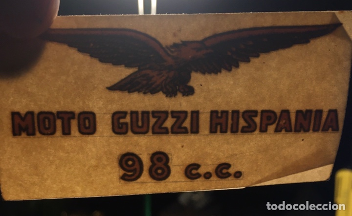 Automobili e Motociclette: PEGATINAS MOTO GUZZI HISPANIA 98 c.c (2 UNIDADES)