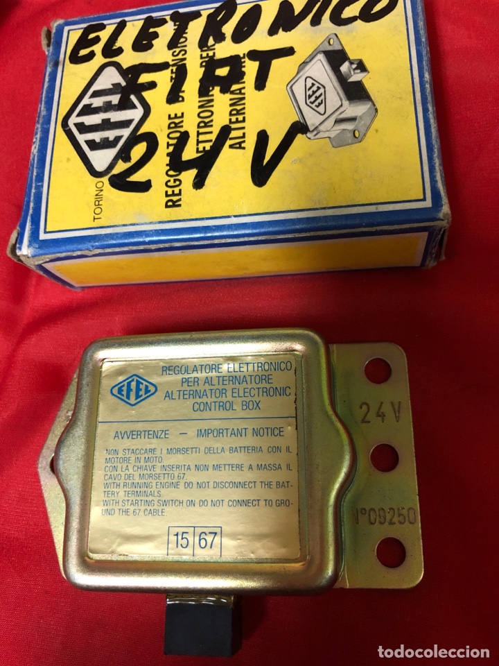 Autos und Motorr&auml;der: REGULADOR DE ALTERNADOR-EFEL 09250 - para FIAT 24 V