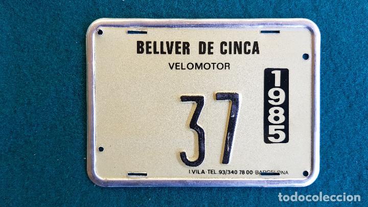 Automobili e Motociclette: MATRICULA DE CICLOMOTOR - VELOMOTOR (1985) BELLVER DE CINCA - HUESCA