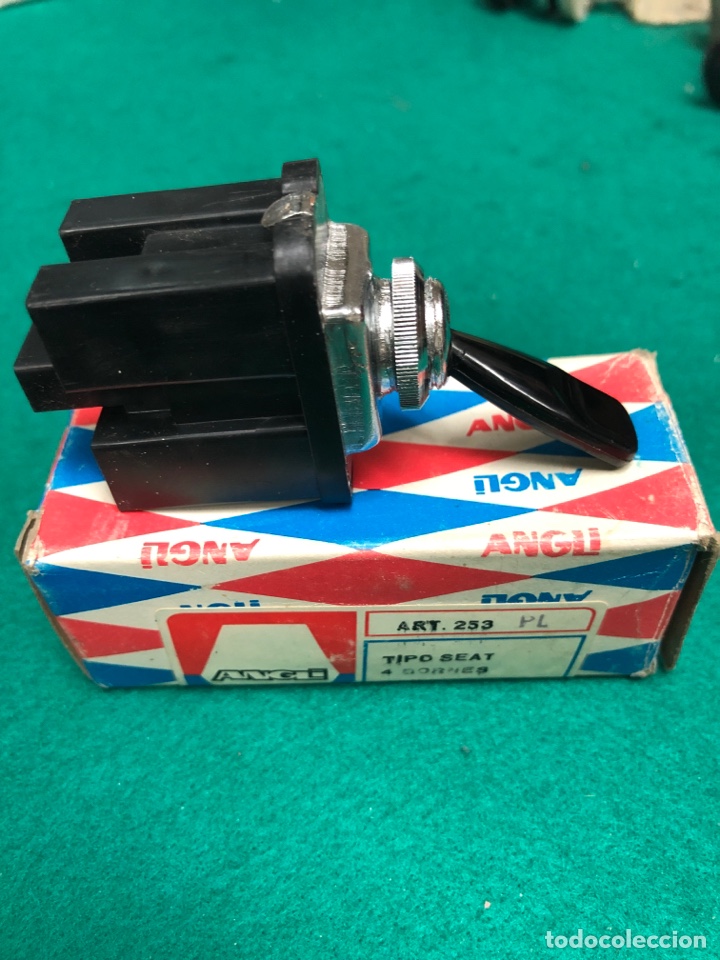 Automobili e Motociclette: INTERRUPTOR TIPO SEAT-4 bornes con puente Faston - ANGLI 253