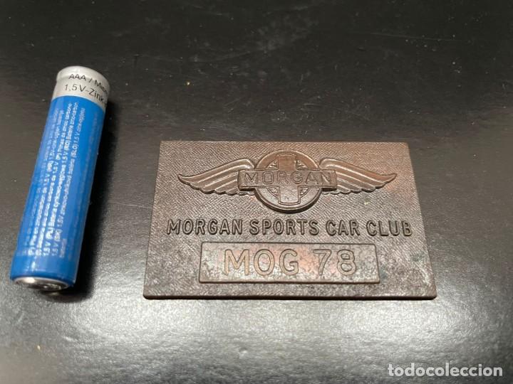 Automobili e Motociclette: placa cobre Morgan