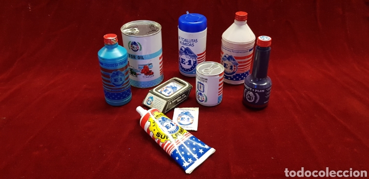 Automobili e Motociclette: Lote de productos E-1 Additive a&ntilde;os 80