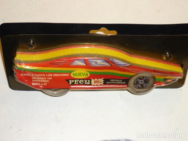 Autos und Motorr&auml;der: ANTIGUA ESPONJA SALPICADEROS *PECU* COCHE DEPORTIVO - EN SU BLISTER ORIGINAL